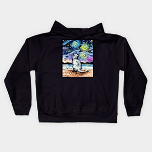 White Cat Night 2 Kids Hoodie